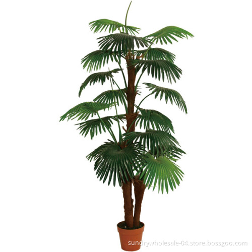 153cm 3 Branch Artificial Palm Bonsai